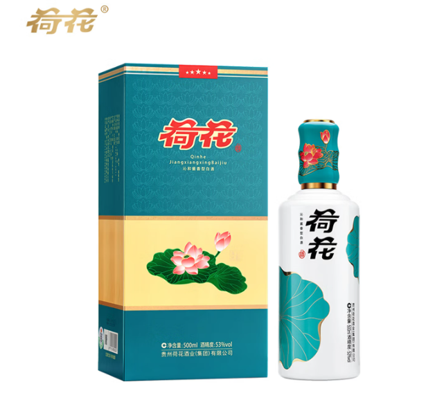 荷花 上品荷花 酱香型白酒 53度