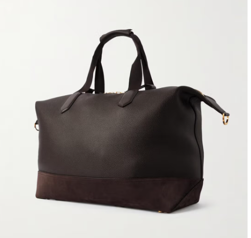 汤姆.福特（TOM FORD） FW25 轻奢 男士 山羊皮边全粒面皮革包包 Brown 均码