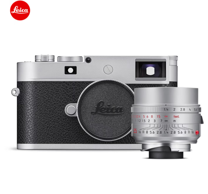  徕卡（Leica）全画幅旁轴数码相机甄选镜头套装 M11-P银色35mm f/1.4银色镜头套装